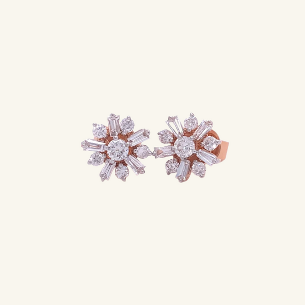 Levi Rose Stud Earrings