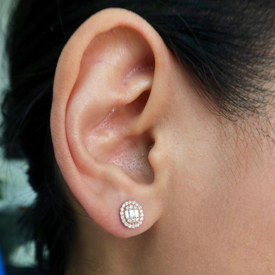 Ovo Diamond Earrings - Psylish