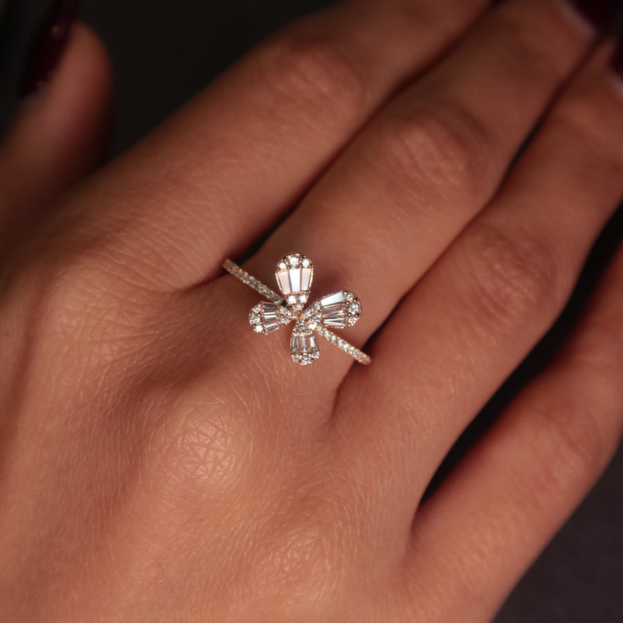 Abundance Butterfly Diamond Ring - Psylish