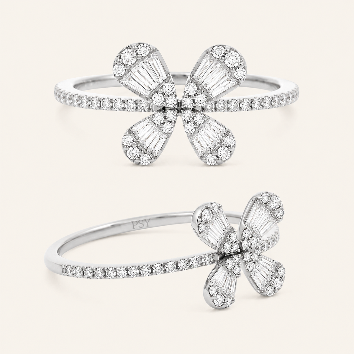 Abundance Butterfly Diamond Ring - Psylish