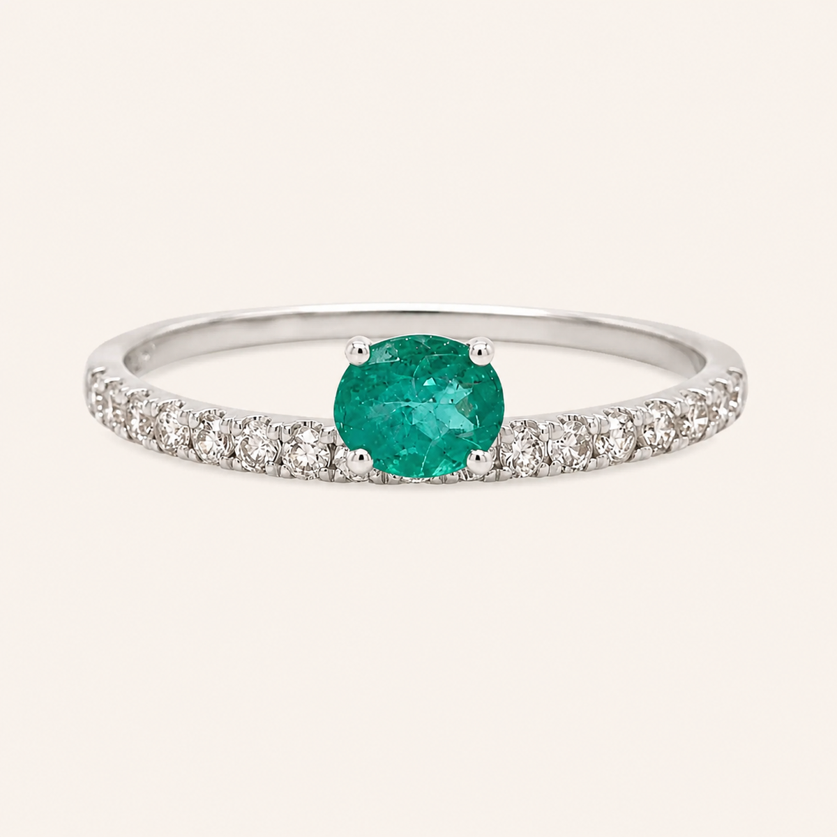 Ally Emerald Diamond Ring - Psylish