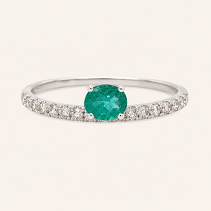 Ally Emerald Diamond Ring - Psylish