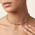 Amelia Rainbow Sapphires Choker Necklace