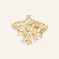 Anne Cluster Diamond Ring