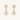 Anne Fleur Dangly Diamond Earrings - Psylish