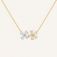 Anne Fleur Deux Diamond Necklace