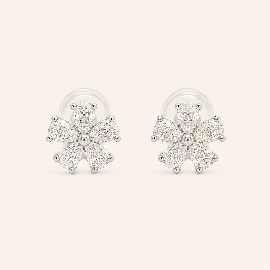 Anne Fleur Diamond Earrings - Psylish