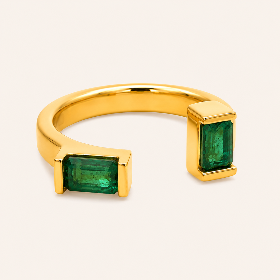 Aray Emerald Ring - Psylish