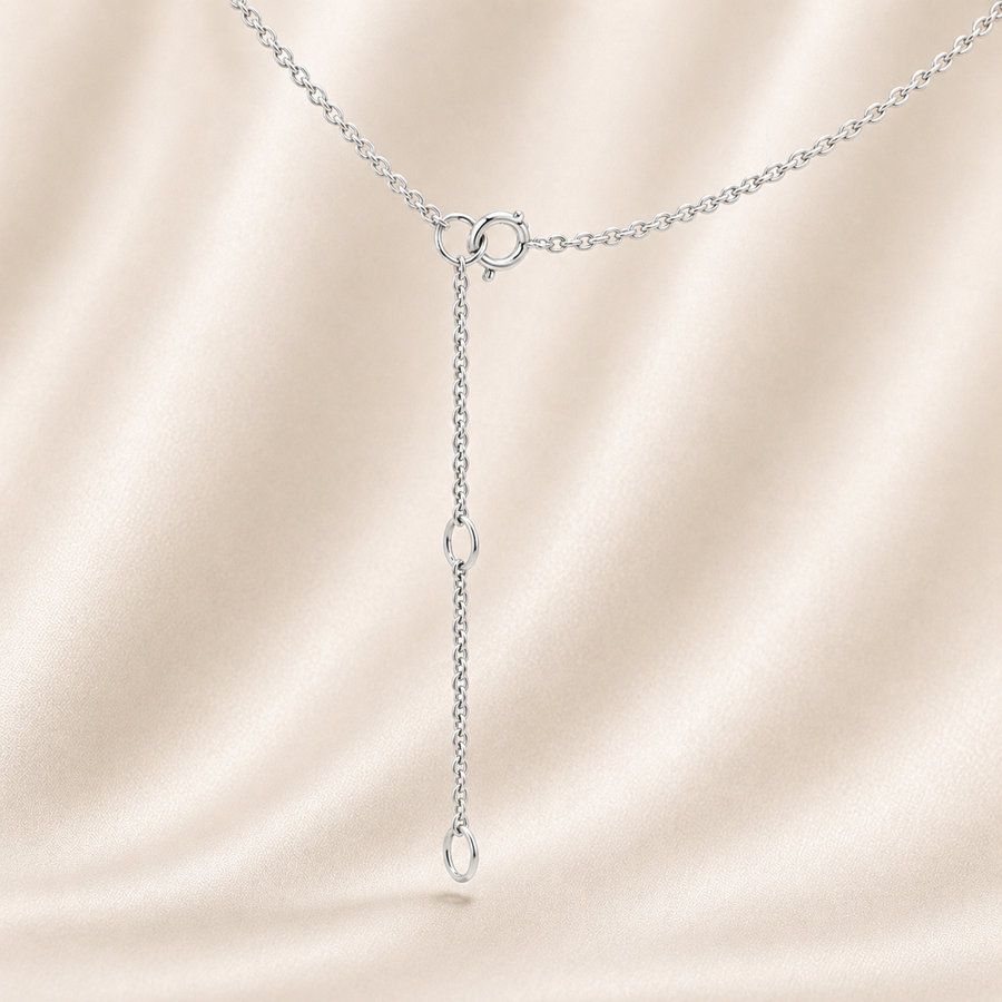 Aurelia Blue Sapphire Diamond Necklace - Psylish