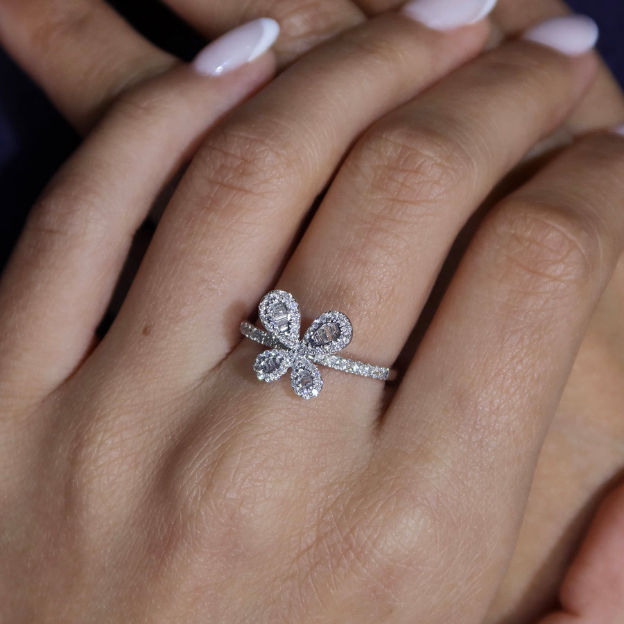 Nabi Butterfly Diamond Ring - Psylish