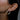 Blake Yellow Gold Diamond Hoops On Ear Close UP