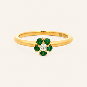 Blossom Emerald Ring - Psylish