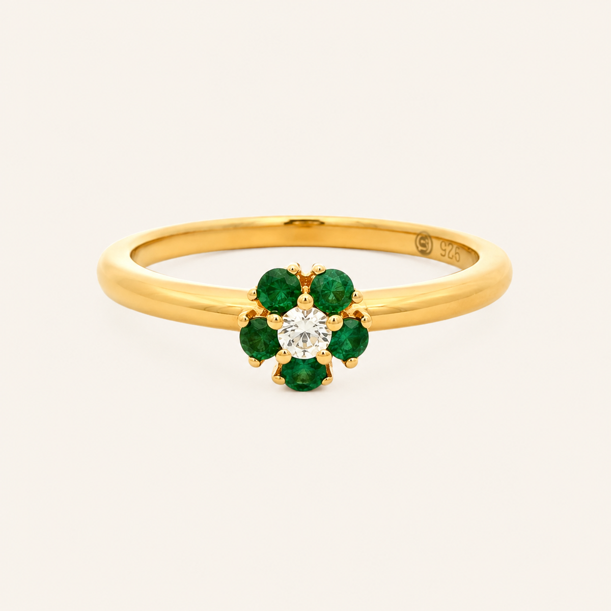 Blossom Emerald Ring - Psylish