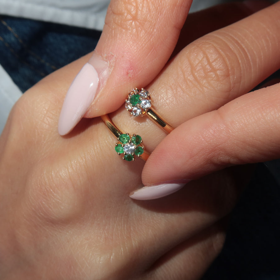 Blossom Emerald Ring - Psylish