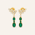 Jade Emerald Earrings