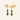 Jade Emerald Earrings - Psylish