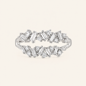 Double Baguette Diamond Ring - Psylish