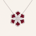 Chloe Ruby Diamond Necklace