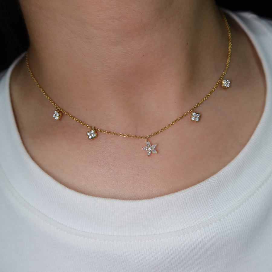 Cleo Diamond Necklace - Psylish
