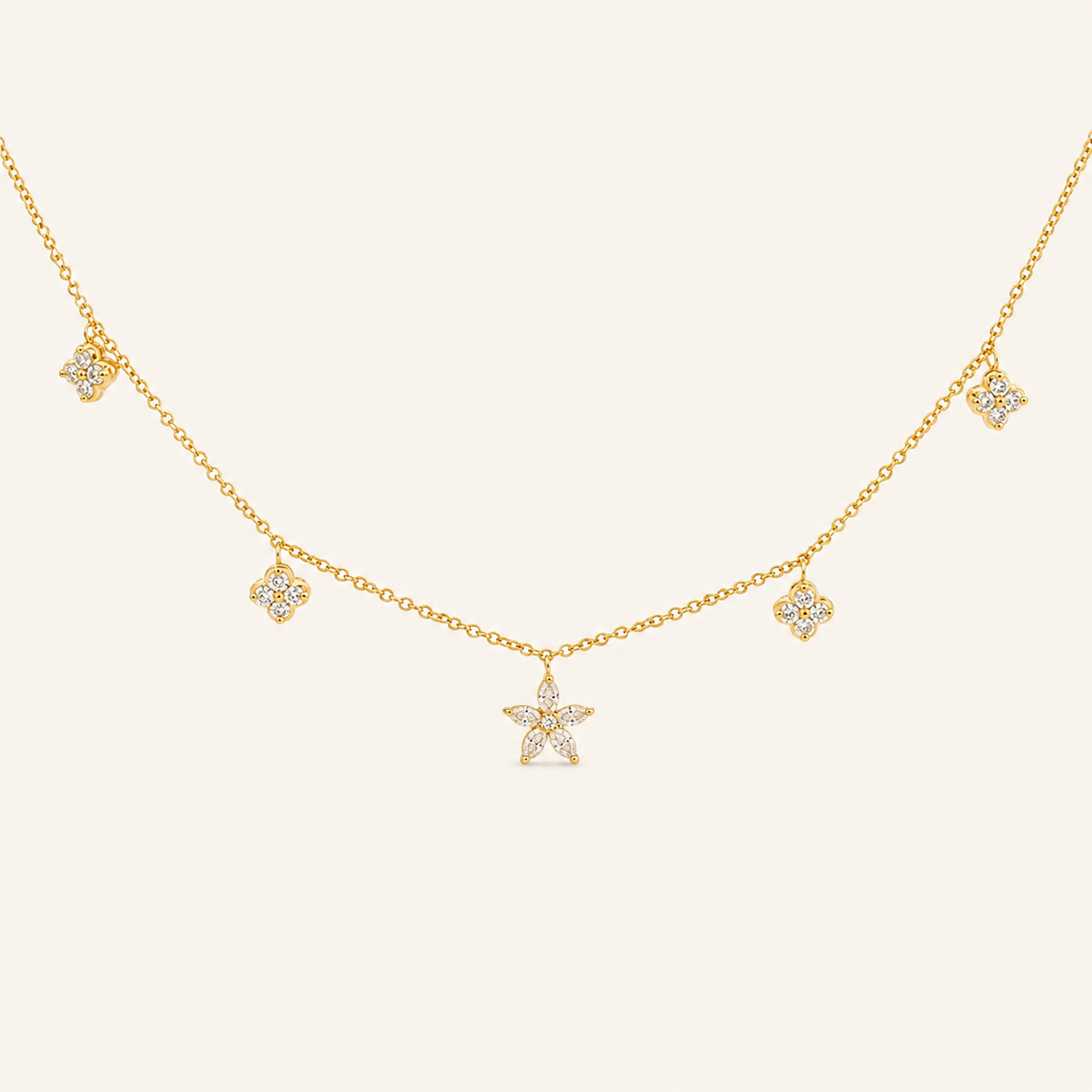 Cleo Diamond Necklace - Psylish