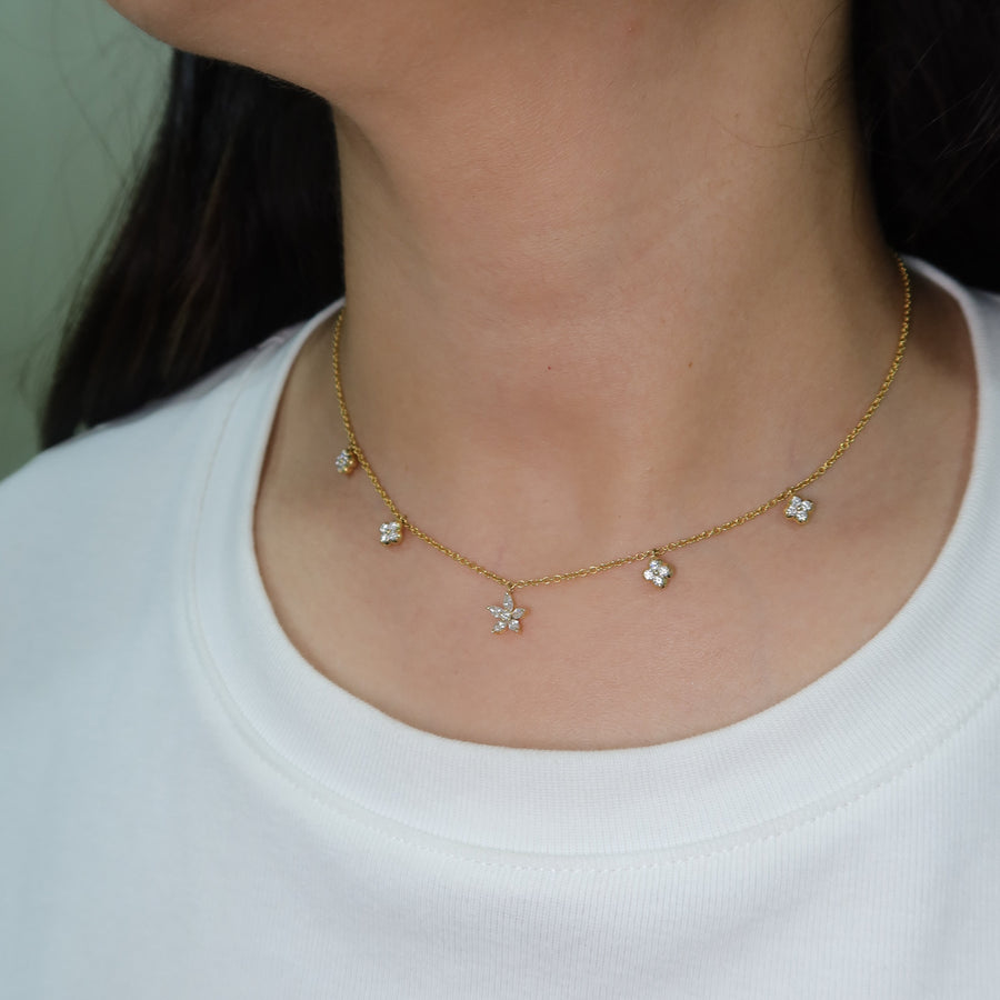 Cleo Diamond Necklace - Psylish