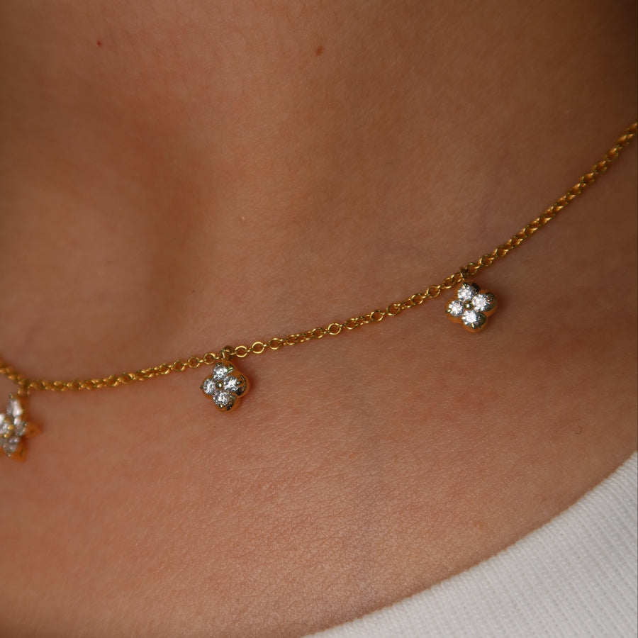 Cleo Diamond Necklace - Psylish