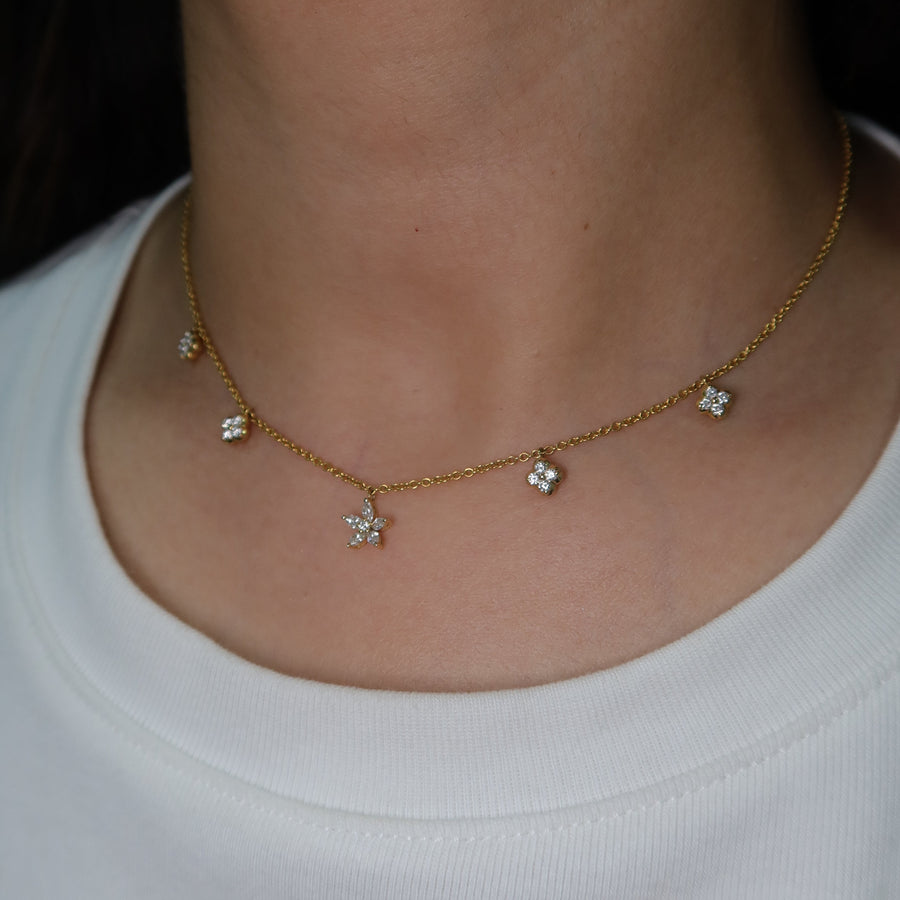 Cleo Diamond Necklace - Psylish