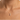 Clover Dangly Diamond Yellow Gold Necklace On Neck Close Up