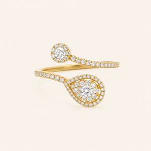 Danni Pear Diamond Ring - Psylish