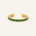 Dia Emerald Ear Cuff