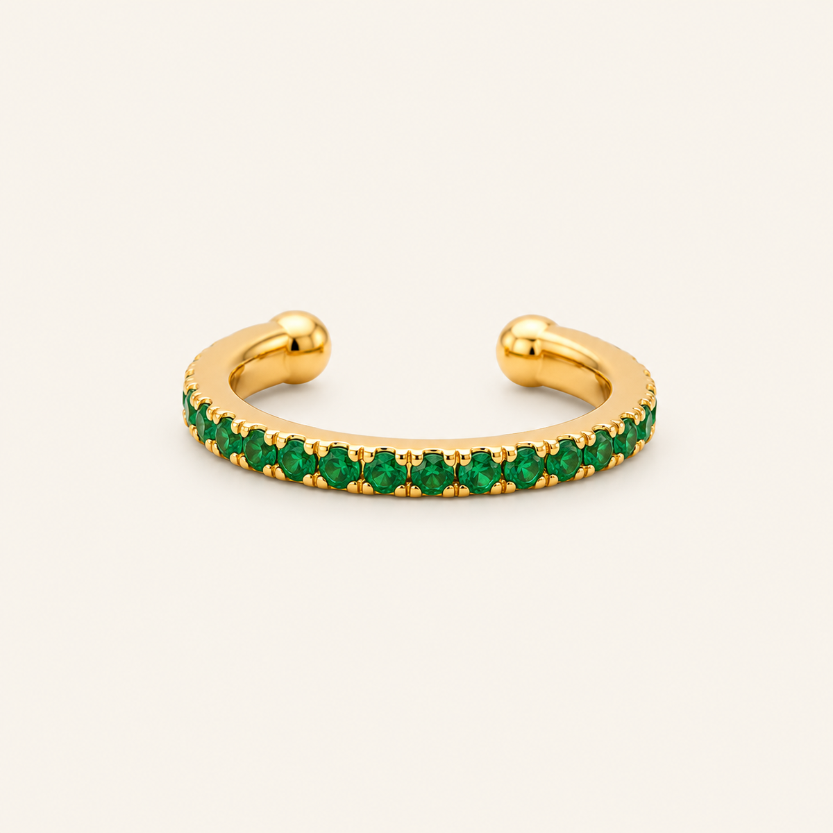 Dia Emerald Ear Cuff - Psylish