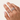Double Baguette Diamond Ring White and Rose Gold