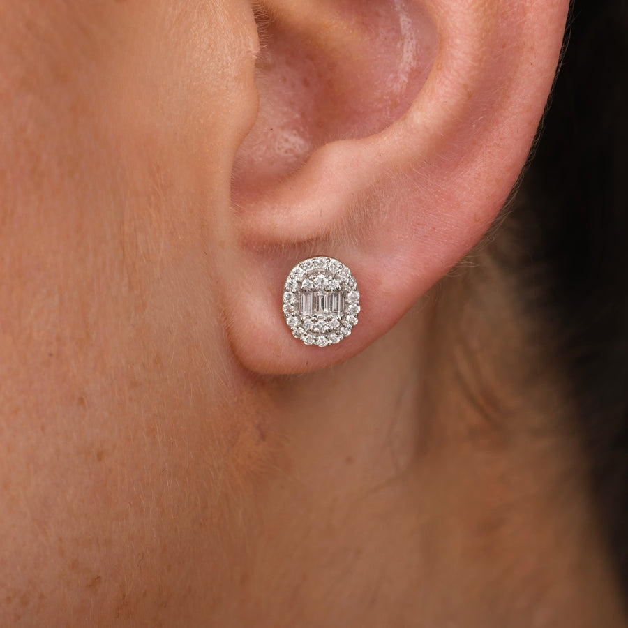 Ovo Diamond Earrings - Psylish