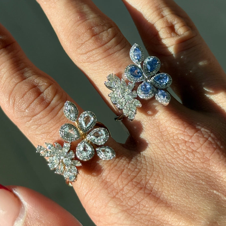 Elara Tanzanite Diamond Ring - Psylish