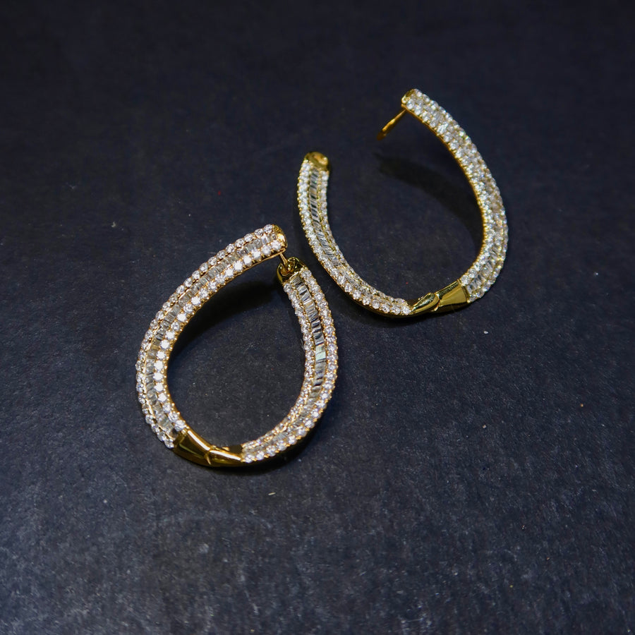 Blake Diamond Hoops