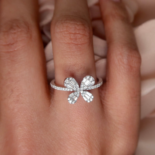 Abundance Butterfly Diamond Ring - Psylish