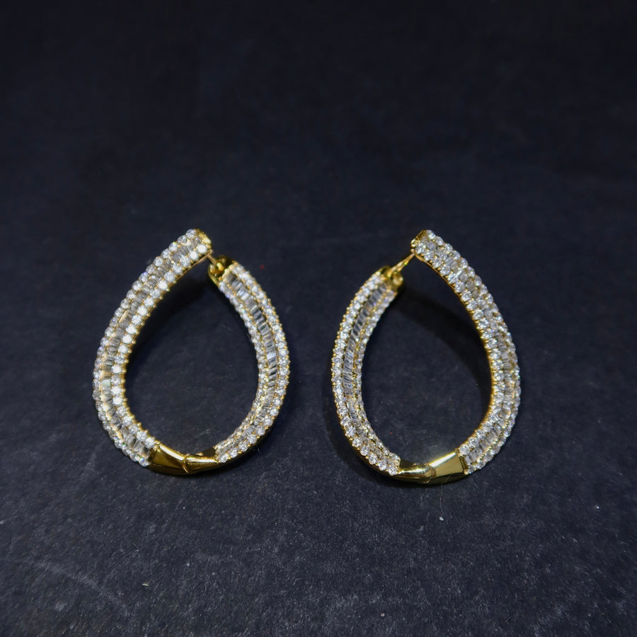 Blake Diamond Hoops