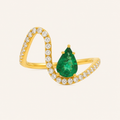 Feyre Emerald Ring