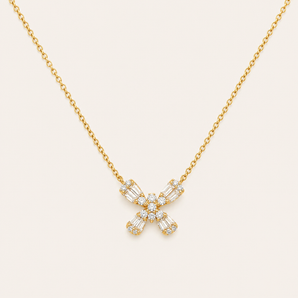 Fiori Butterfly Diamond Necklace - Psylish