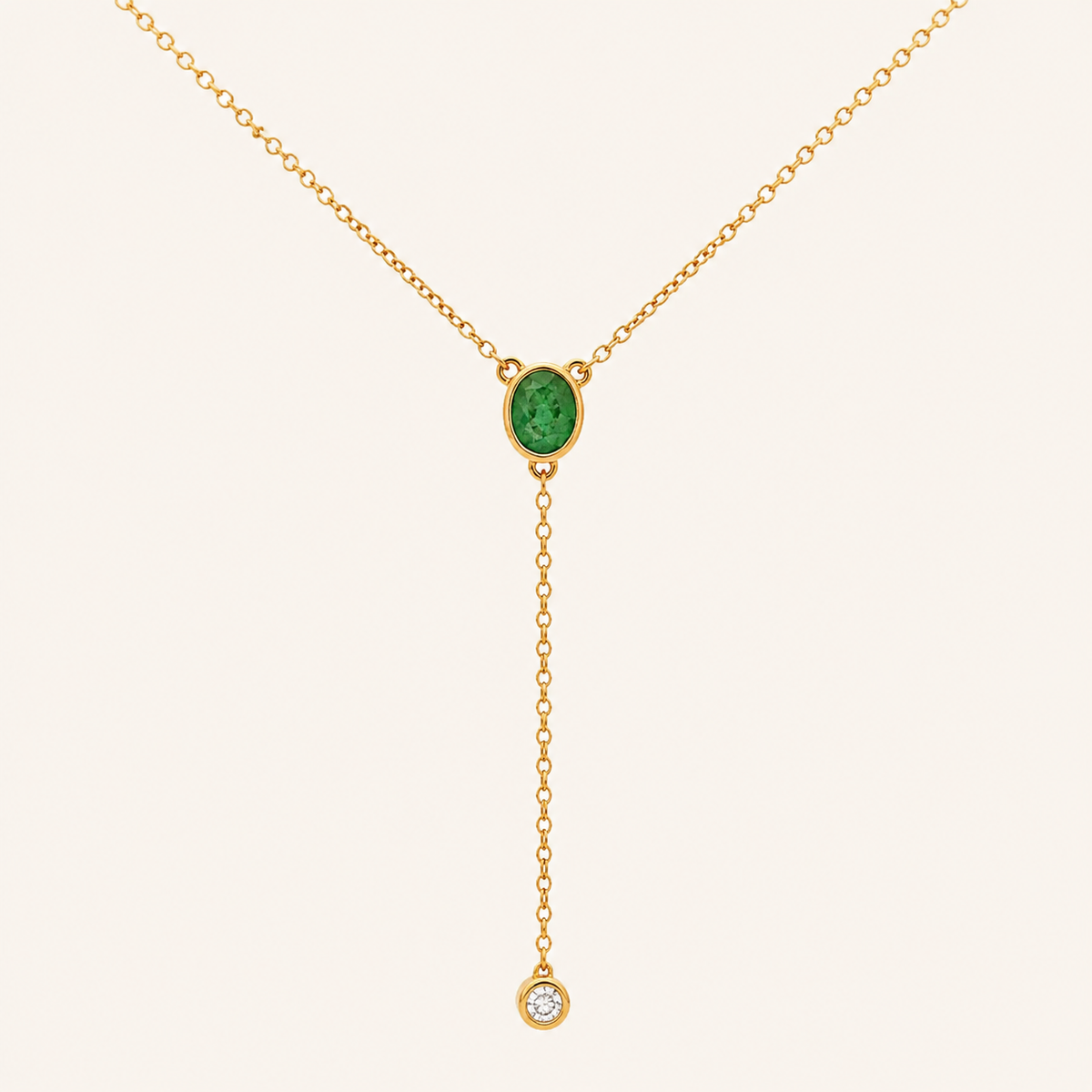 Gemma Emerald Necklace - Psylish