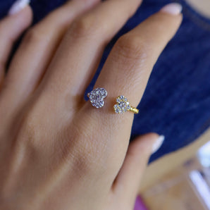 Heart Deux Diamond Ring