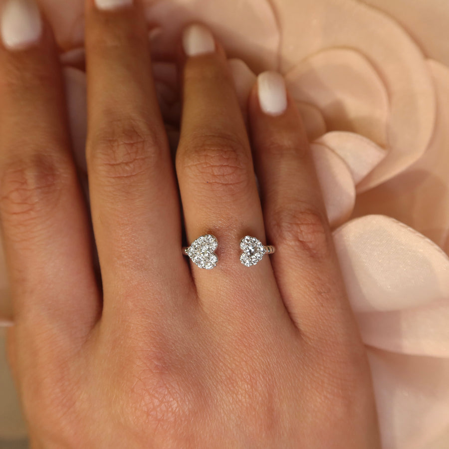 Heart Deux Diamond Ring - Psylish