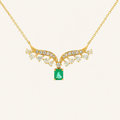 Holly Emerald Necklace