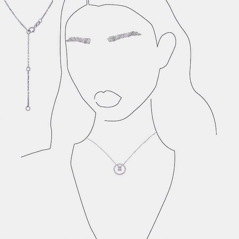 Necklace 2025 drawing easy