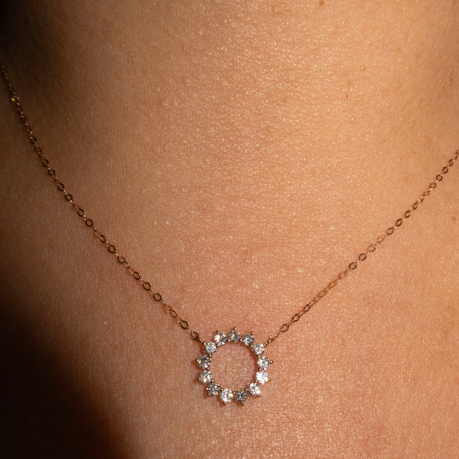 Circle of Life Diamond Necklace - Psylish