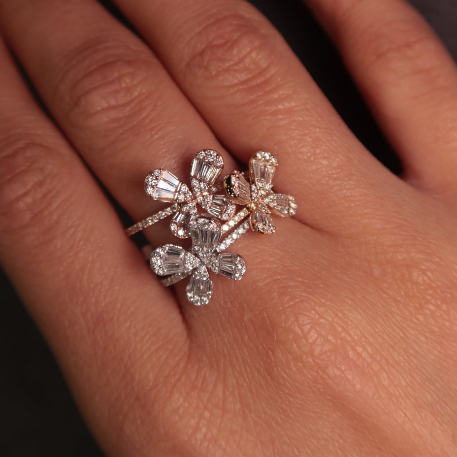 Abundance Butterfly Diamond Ring - Psylish