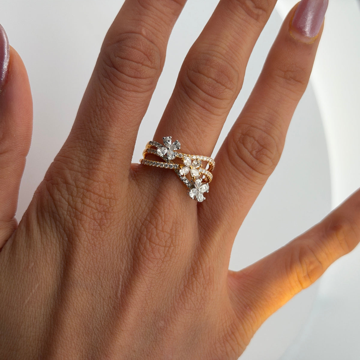 Lyla White Gold Diamond Ring