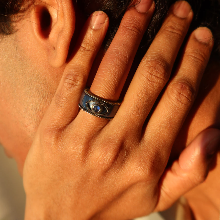 The Tichi Oura Ring Cap — Noir - Psylish
