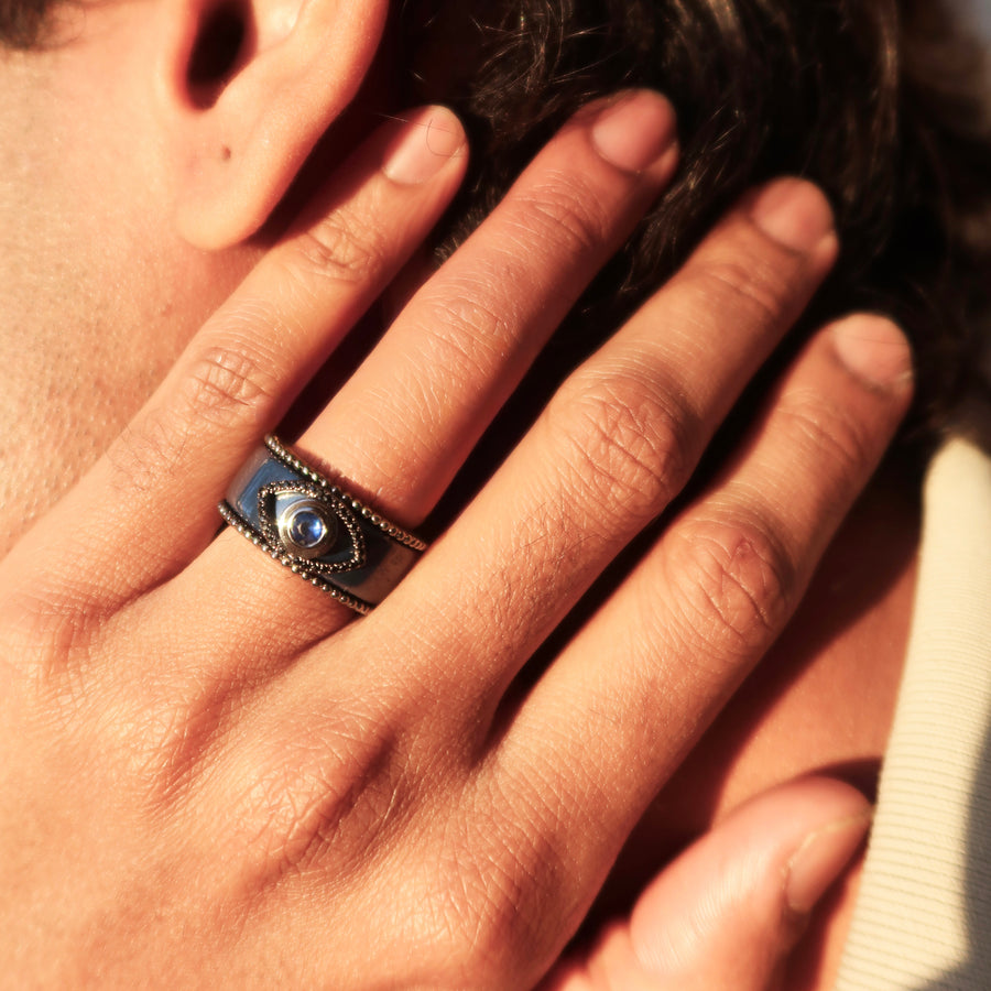 The Tichi Oura Ring Cap — Noir - Psylish