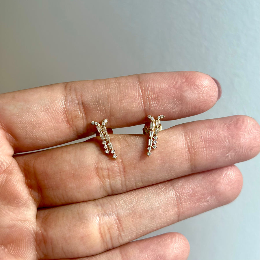 Lian Diamond Earrings - Psylish